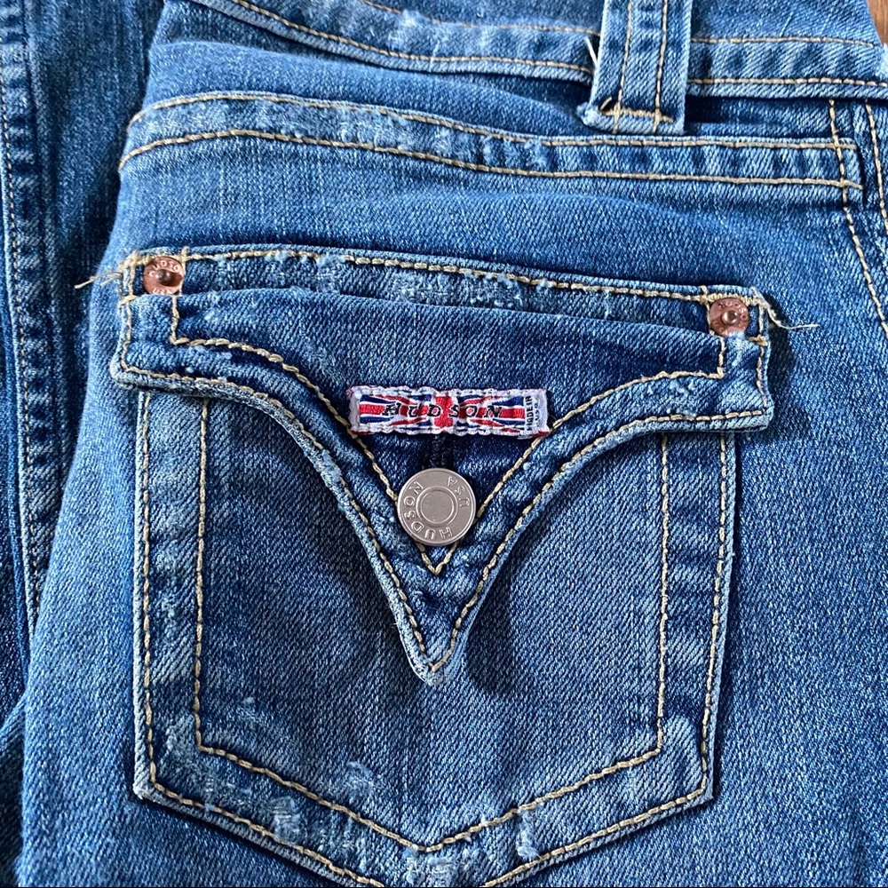 Hudson Jeans Vintage 2000s Low Rise Flare Denim Jeans in Size 26